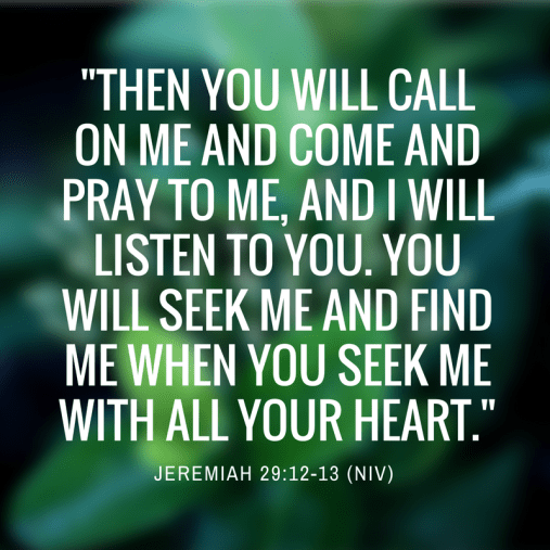 then-you-will-call-on-me-and-come-and-pray-to-me-and-i-will-listen-to-you-you-will-seek-me-and-find-me-when-you-seek-me-with-all-your-heart